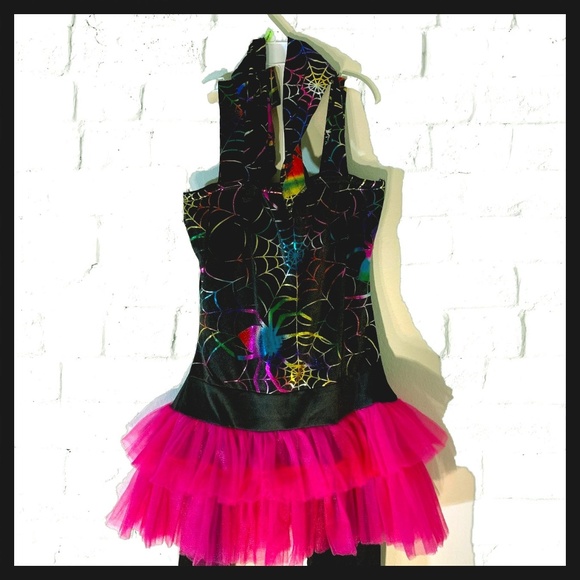 Franco American Other - Girls Lady Glitter Spider Costume w/Hat, Gloves